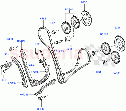 Part Diagram for Land Rover 1418838
