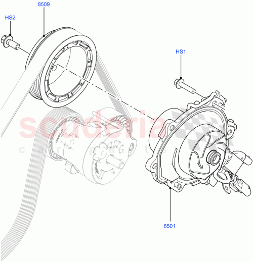 Part Diagram for Land Rover LR116736