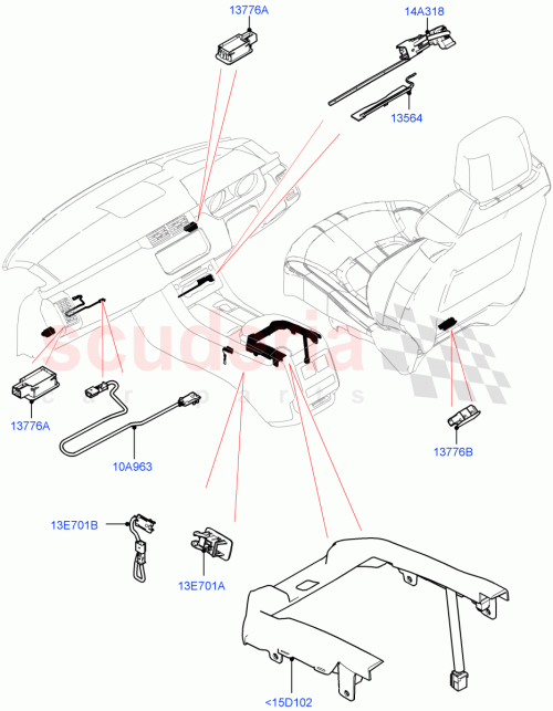 Part Diagram for Land Rover LR054302