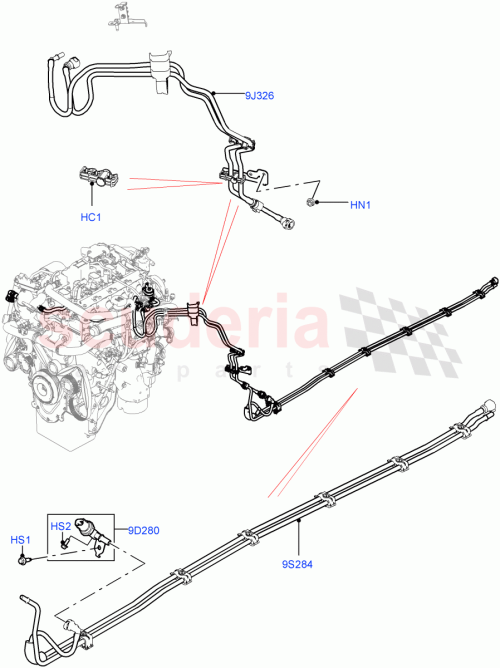 Part Diagram for Land Rover LR093726