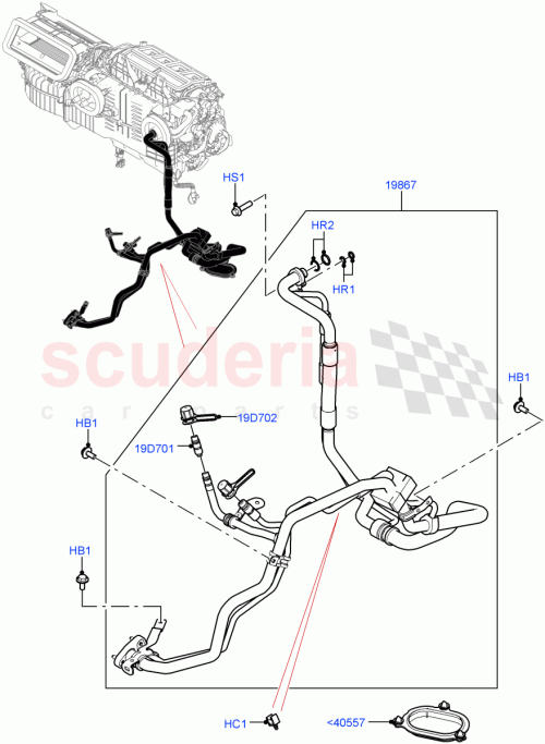 Part Diagram for Land Rover LR131174