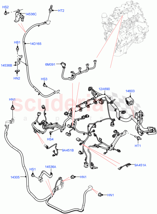 Part Diagram for Land Rover LR136767
