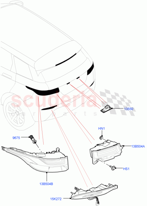 Part Diagram for Land Rover LR134476