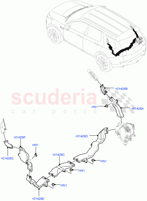 Part Diagram for Land Rover LR061435