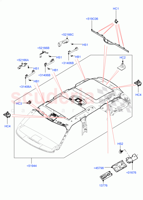 Part Diagram for Land Rover LR081929