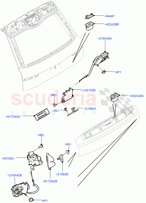 Part Diagram for Land Rover LR076065