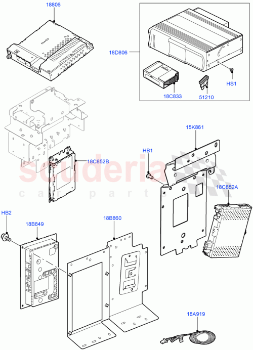 Part Diagram for Land Rover XQE500560