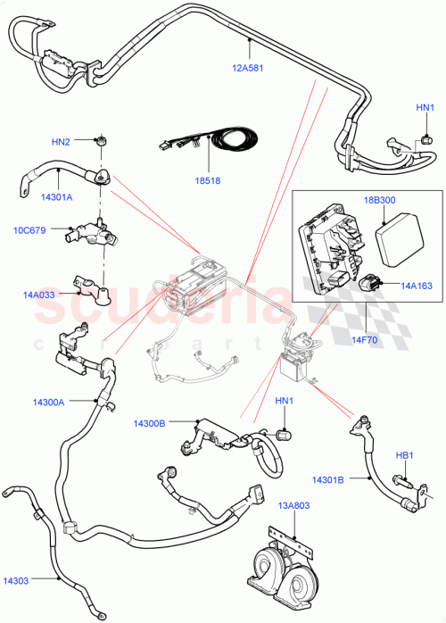 Part Diagram for Land Rover LR052763