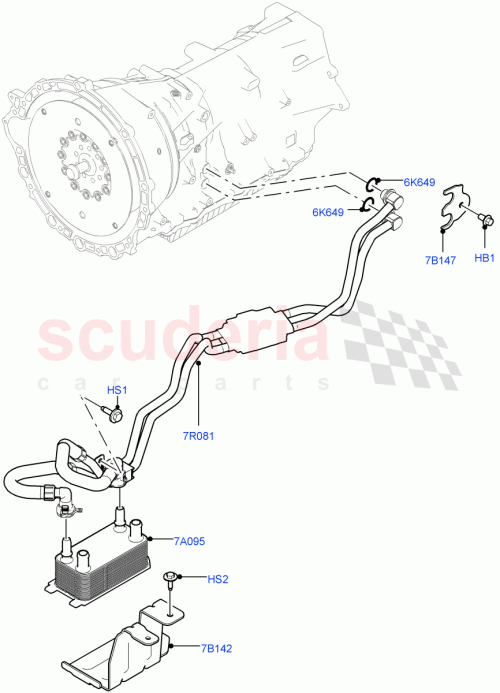 Part Diagram for Land Rover LR092827