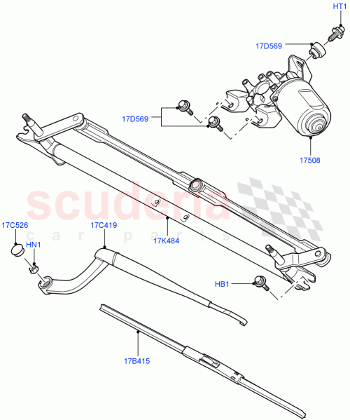 Part Diagram for Land Rover LR012989