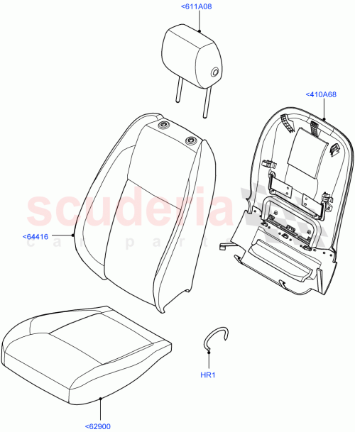 Part Diagram for Land Rover LR167931