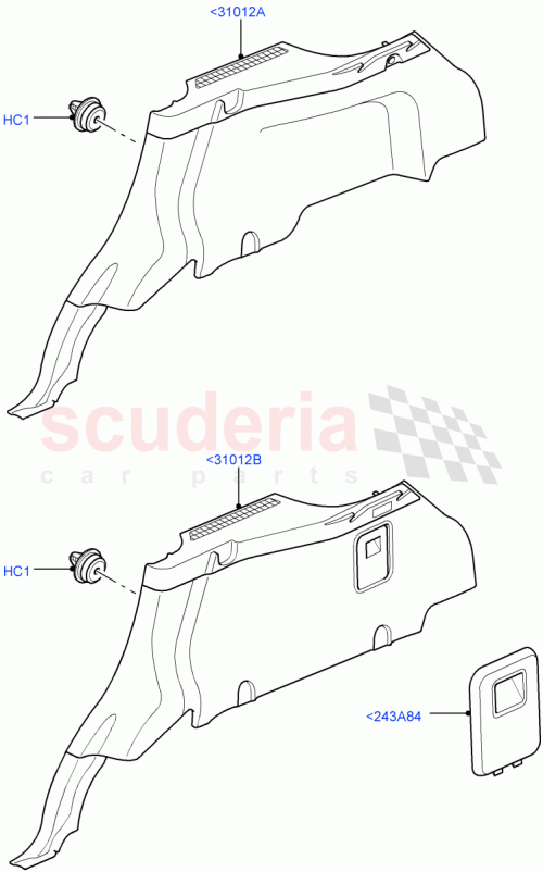 Part Diagram for Land Rover LR029292