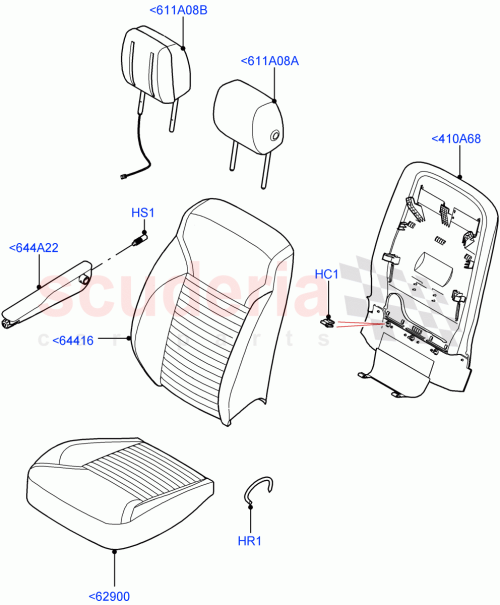 Part Diagram for Land Rover LR145189