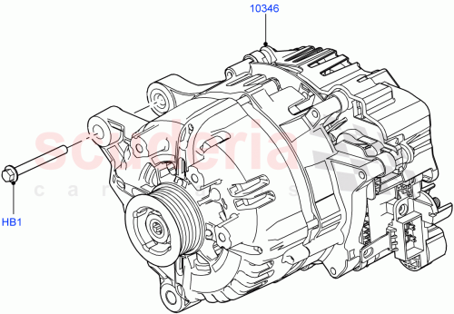 Part Diagram for Land Rover LR157916