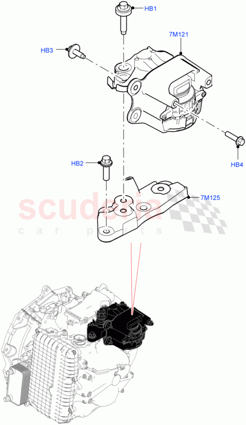 Part Diagram for Land Rover LR145275