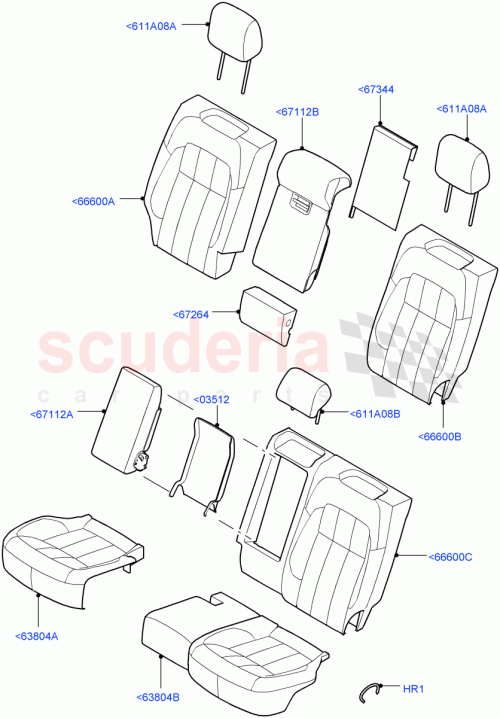 Part Diagram for Land Rover LR121567