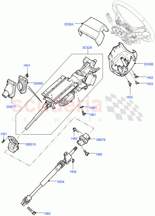 Part Diagram for Land Rover QLB500080