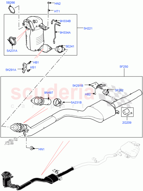 Part Diagram for Land Rover LR107782