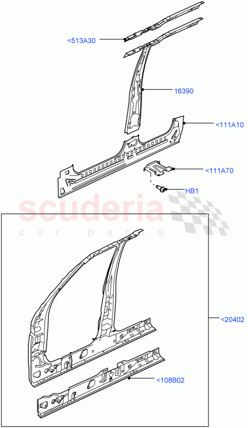 Part Diagram for Land Rover LR031720
