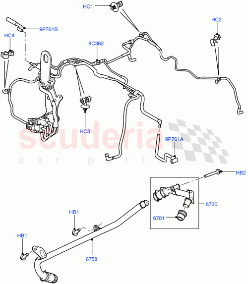 Part Diagram for Land Rover PNH500630