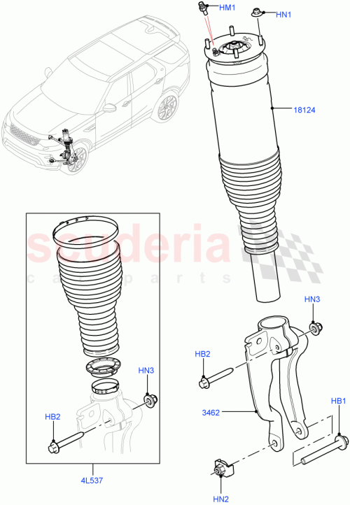 Part Diagram for Land Rover LR102253