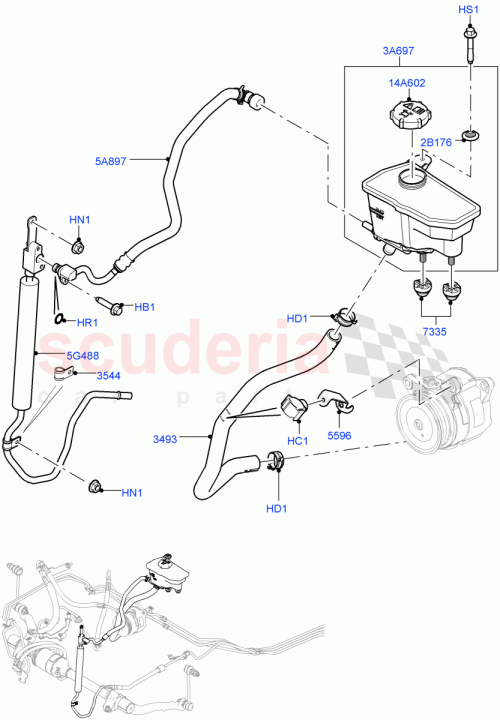 Part Diagram for Land Rover LR052695
