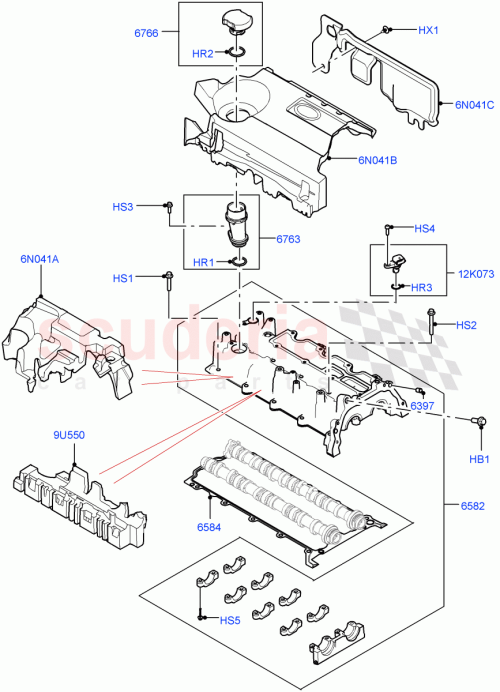 Part Diagram for Land Rover LR140691