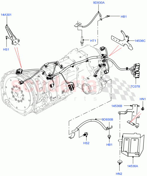 Part Diagram for Land Rover LR159907