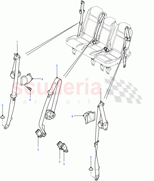 Part Diagram for Land Rover EVL501530PMA