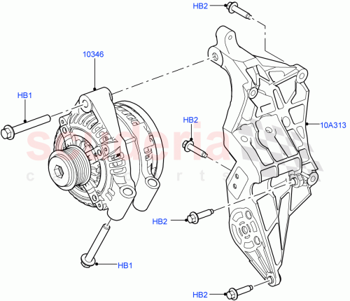 Part Diagram for Land Rover LR076696
