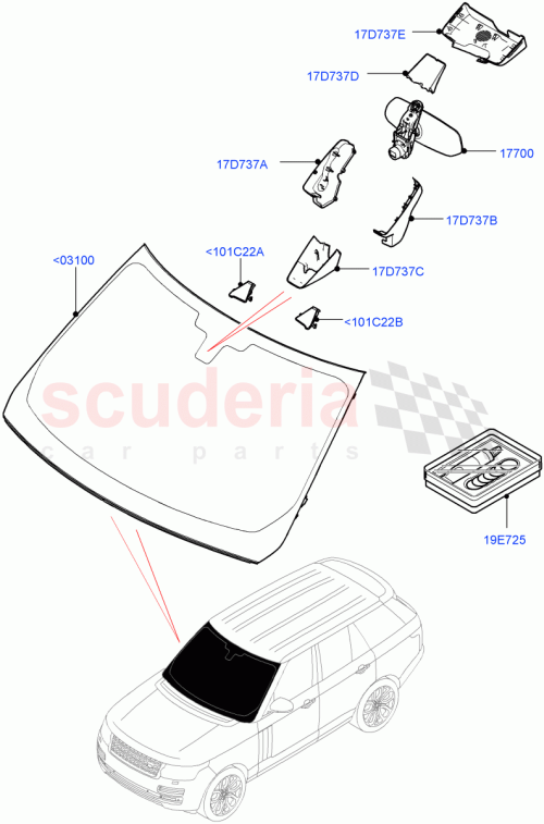 Part Diagram for Land Rover LR040765