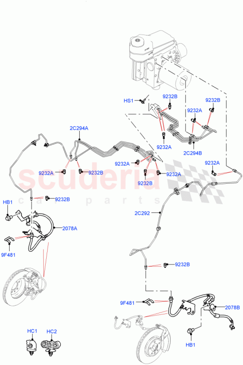 Part Diagram for Land Rover LR129155