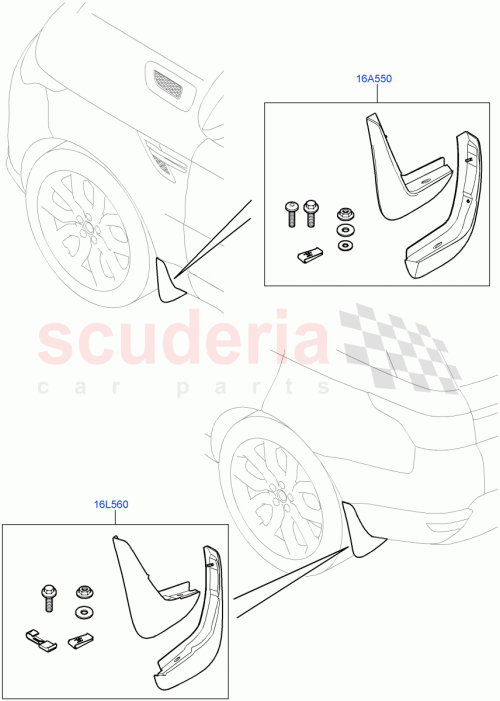Part Diagram for Land Rover VPLWP0166