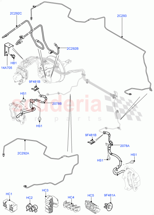Part Diagram for Land Rover LR020006