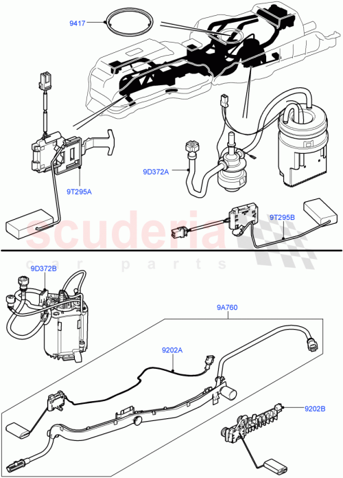 Part Diagram for Land Rover WGS500051