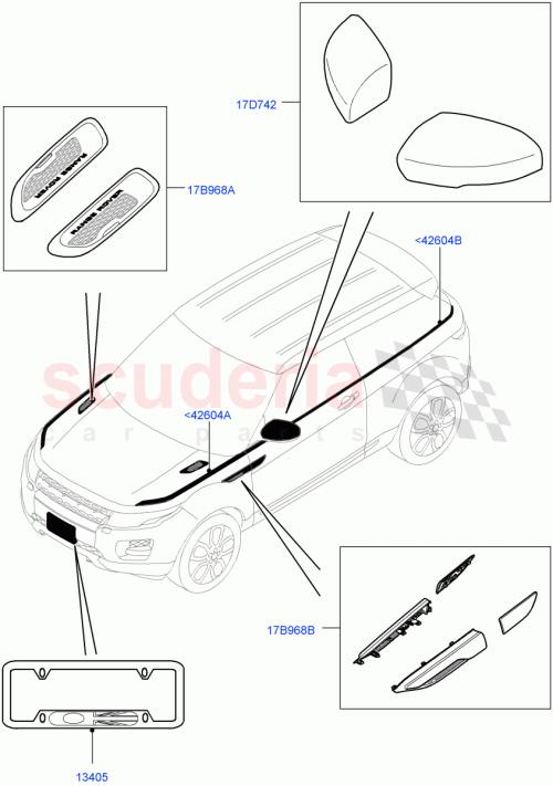 Part Diagram for Land Rover VPLVB0090NER