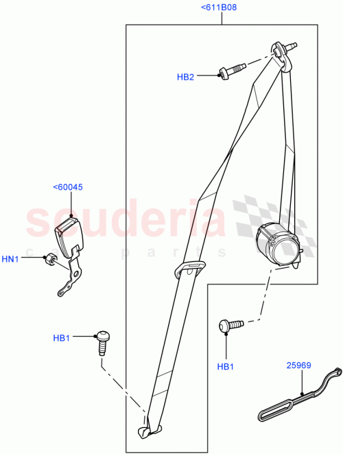 Part Diagram for Land Rover LR056626