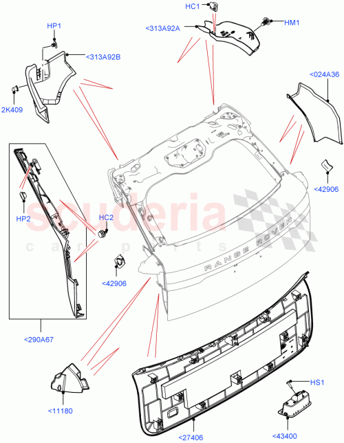 Part Diagram for Land Rover LR107341