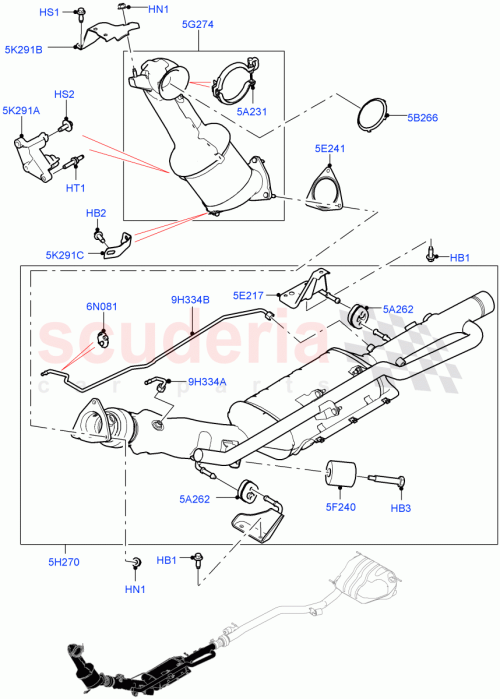 Part Diagram for Land Rover LR144867