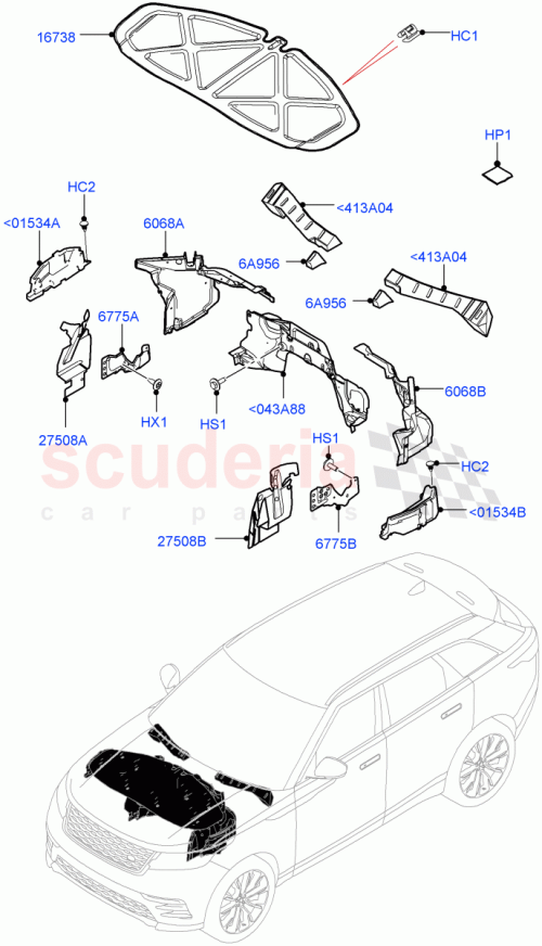 Part Diagram for Land Rover LR116991