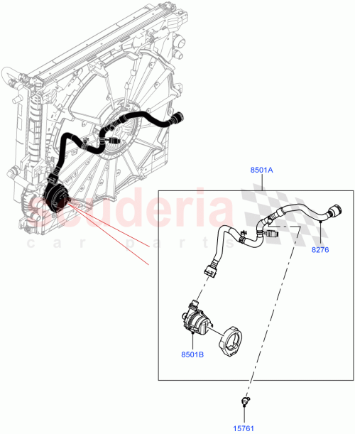 Part Diagram for Land Rover LR151916