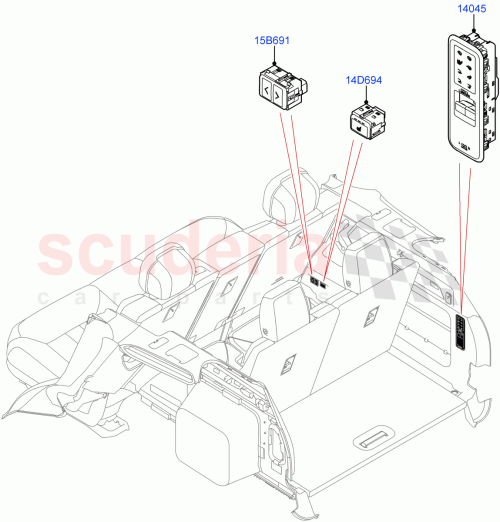 Part Diagram for Land Rover LR150398