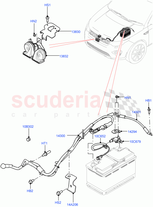 Part Diagram for Land Rover LR073579
