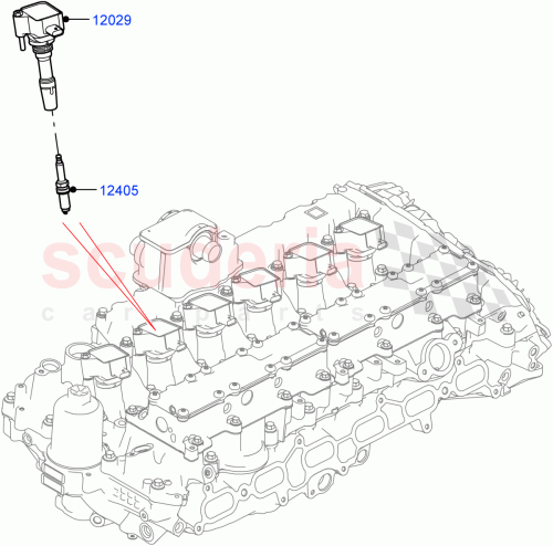Part Diagram for Land Rover LR121788