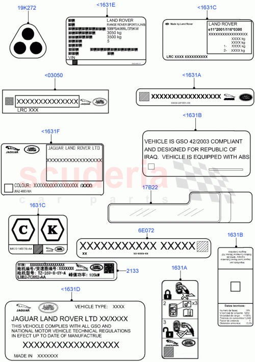 Part Diagram for Land Rover LR144159