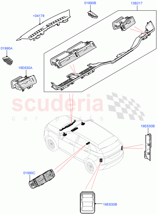 Part Diagram for Land Rover LR139191