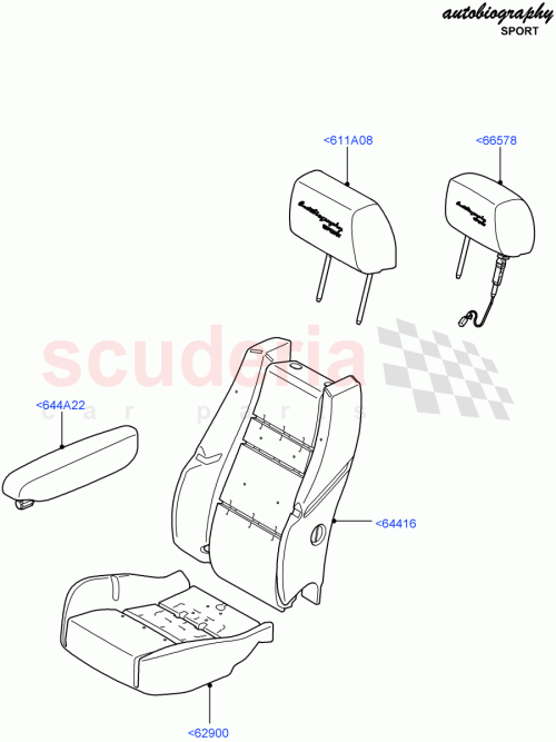 Part Diagram for Land Rover LR018929
