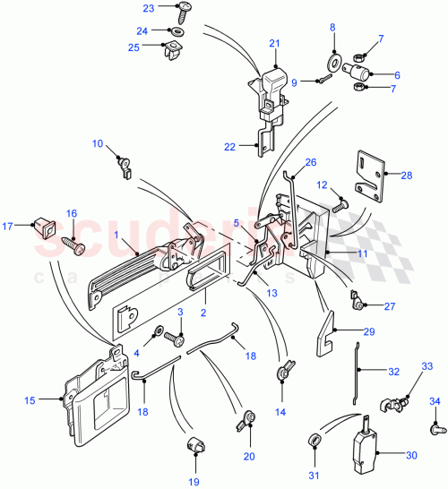 Part Diagram for Land Rover MRC5525