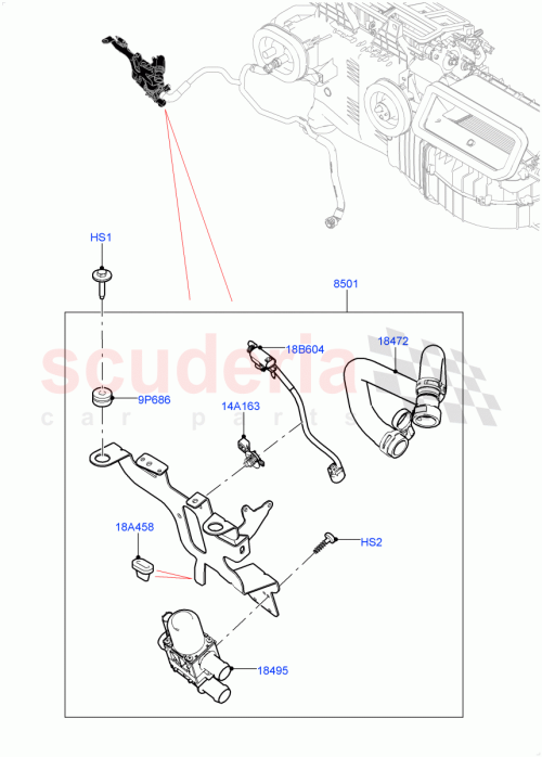 Part Diagram for Land Rover LR167749
