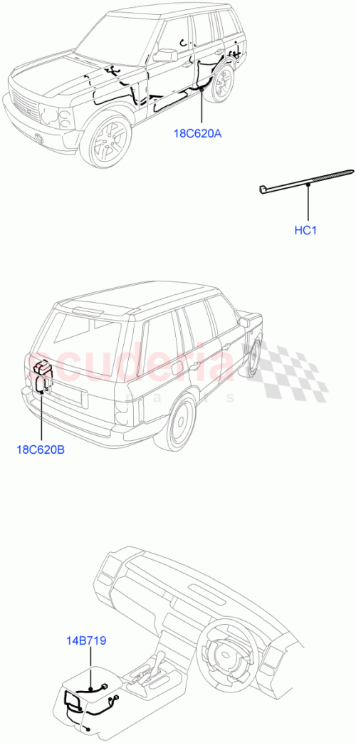Part Diagram for Land Rover LR029331